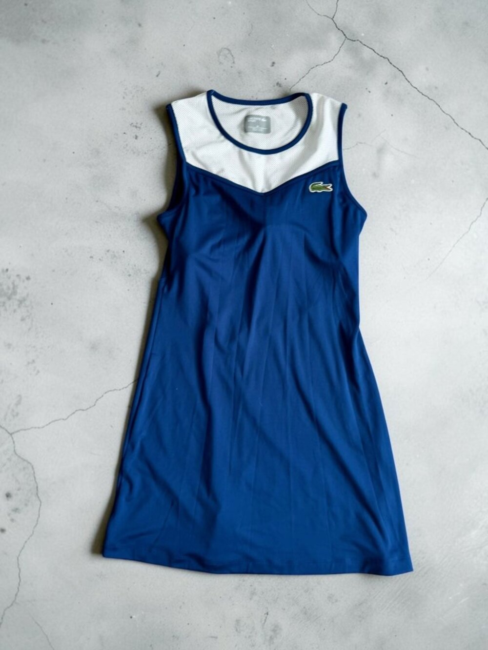 LACOSTE Women’s Blue Active Tennis Dress Size 38 / US 6